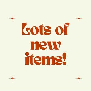 Adding new items often!